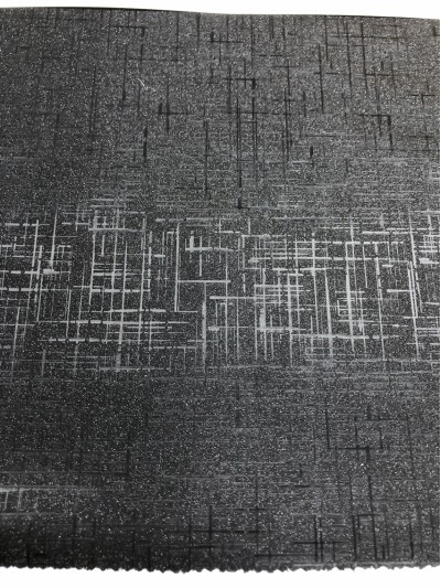 DG-PGSG  PS181634  黑色牛奶絲起毛立體PU  56''  315±10gsm   面布92%poly,8%Elastane+PU   MOQ:1500y 正面照